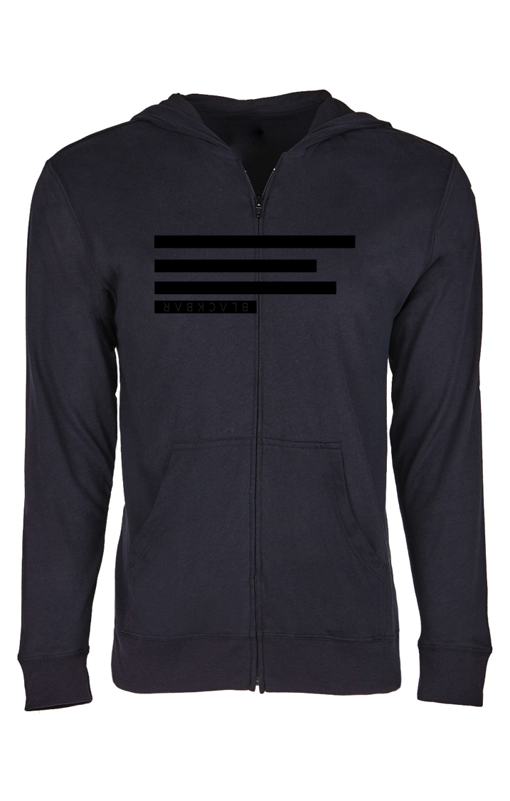 Lined Logo Zip Hoodie